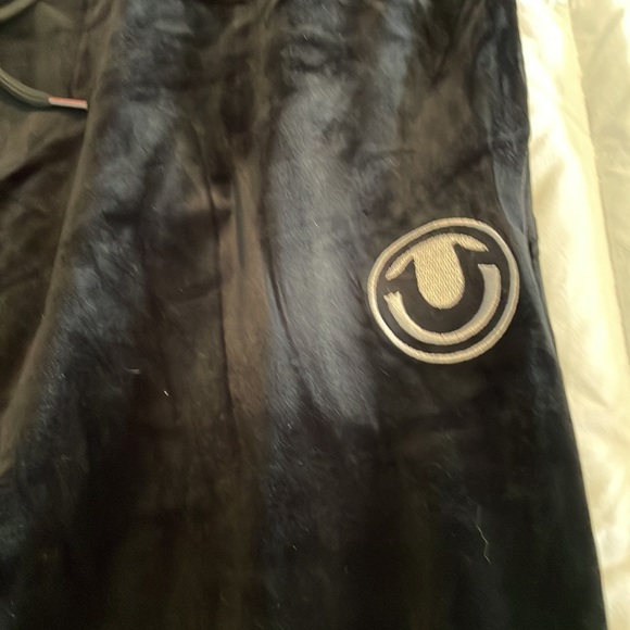 True Religion Velour Jogger Pants Sz large nwt - Picture 4 of 8